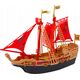 LeanToys Statek Piracki Światła Dźwięki Kółka Czarny 14214994 5905991020110