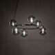 Lampa wisząca TKKRYWULT TK Lighting Anabelle 6843 lampa wisząca zwis 6x6W G9 czarna/grafitowa 14215401 5901780568436