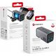 Ładowarka ForCell FORCELL F-ENERGY GaN III VT-49 ładowarka biurkowa 2 x Typ C + 2 x USB A PD QC4.0 SFC2.0 5A 100W szara 14221351 5903396299094