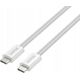 Kabel USB Unitek Unitek Kabel w oplocie zwijany magnetycznie USB C PD 100W biały 1m 14221932 4894160054821