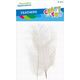 Craft with Fun OZDOBA DEK PIORKA 15-20CM 2SZT BIALE CF 12/864 14222968 5905523637557