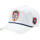 American Needle American Needle Lightweight Rope American Golf Classic Cap 19H001A-AMGC białe One size 14224706 798698814558