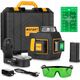 SMART365 laser płaszczyznowy 3x360, 40m, zielony pilot, bluetooth 14226179 5901769688230