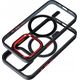OEM Futerał COLOR EDGE MAG COVER kompatybilny z MagSafe do IPHONE 16 Pro Max czarno czerwony 14243381 5903396310218