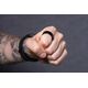 Smartwatch OEM Smart Ring R11M- inteligentny pierścień ze stali ze stacją ładującą rozmiar 8 (18,1mm) czarny 14243662 5903396322839
