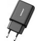 Ładowarka Joyroom Ładowarka Joyroom JR-TCF23 sieciowa USB-C 25W SFC / PPS / PD - czarna + kabel USB-C / USB-C 1m 14254270 6956116723453