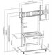 Art MOBILNY STOJAK+UCHWYT DO TV 37-100" 150KG S-13 ART Vesa 800x600 HEAVY DUTY one size 14255067 5906721172758