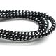 Kabel USB Maclean Kabel do iPhone Maclean, do iPhone, Wspierający Fast Charge 2.4A, Przesył danych, 5V/2.4A, Czarny, Dł.2m, MCE481 14265648 5902211124481