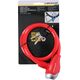 Dunlop Dunlop - Zapięcie do roweru spiralne na klucz 65 cm (Czerwony) 14265661 5904501203364