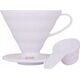 Hario Hario plastikowy Drip V60-02 Biały 14280299 4977642730472