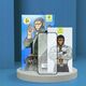 Blueo Szkło Hartowane 5D Mr. Monkey Glass - Apple iPhone 14 Pro czarny (Strong Privacy) 14294991 5903396252181
