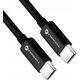 Kabel USB ForCell FORCELL F-ENERGY C338 kabel Typ C do Typ C PD QC4.0 3A 60W 1 m czarny 14295143 5903396219641
