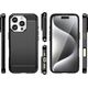 Hurtel Etui silikonowe Carbon Case do iPhone 16 Pro Max - czarne 14295430 5907769364761