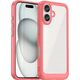 Hurtel Etui Outer Space Case z żelową ramką do iPhone 16 - czerwone 14295436 5907769364976