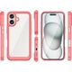 Hurtel Etui Outer Space Case z żelową ramką do iPhone 16 - czerwone 14295436 5907769364976
