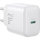 Ładowarka Joyroom Ładowarka Joyroom JR-TCF20 sieciowa USB-C PD 20W - biała + kabel USB-C / USB-C 1m 14295462 6956116723118