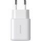 Ładowarka Joyroom Ładowarka Joyroom JR-TCF20 sieciowa USB-C PD 20W - biała + kabel USB-C / USB-C 1m 14295462 6956116723118