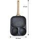 Patelnia Klausberg PATELNIA MARMURKOWA DO JAJEK 3 SEKCJE KLAUSBERG KB-7827 14389662 5908287278271