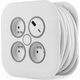Plastrol Przedłużacz zwijany 10m 3x1mm2 10A z bezpiecznikiem termicznym + USB-A + USB-C 14394635 5902273426509