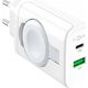 Ładowarka Fixed FIXED Power Socket Travel Charger - ładowarka Apple Watch/USB-C/USB-A 33W biała - Gwarancja bezpieczeństwa. Proste raty. Bezpłatna wysyłka od 170 zł. 14396371 8591680171316