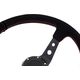 MTuning Kierownica Pro 350mm offset:80mm Zamsz Black
