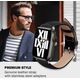 Crong Crong Noble Band - Pasek z naturalnej skóry do Apple Watch 42/44/45/49 mm (Black Noir)