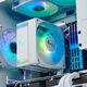 Chłodzenie CPU Jonsbo Jonsbo CR-1000 EVO CPU-Kühler, RGB - weiß