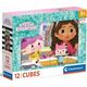 Clementoni CLE Cubi klocki 12 Koci domek Gabby 41193