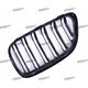 MTuning Grill sportowy podwójne żeberka Gloss Black BMW 2 F22 F23 2013-2021