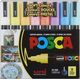 Posca Posca - PC1MC - Extra Fine Bullet Tip Pen - Soft Colors, 8 pc /Arts and Crafts