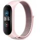 OEM Pasek nylonowy do XIAOMI Mi Band 5 / 6 / 7 różowa (07)