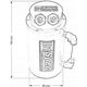 D1Spec Oil catch tank D1Spec 15mm Black