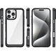 Hurtel Etui Outer Space Case z żelową ramką do iPhone 16 Pro - czarne 14295403 5907769364914
