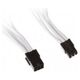 SilverStone PCIe 6-pin - PCIe 6-pin, 0.25m, Biały (SSTPP07IDE6W)