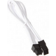 SilverStone PCIe 6-pin - PCIe 6-pin, 0.25m, Biały (SSTPP07IDE6W)