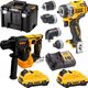 Zestaw elektronarzędzi Dewalt DEWALT.COMBO KIT 12V DCK2101L2T (DCH072 DCD703) 2x3.0Ah TSTAK