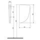 Cersanit Przegroda pisuarowa 68x40cm (K11-0031)