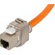 Goobay Przedłużacz bębnowy teleinformatyczny S/FTP kat. 7A 4 x 2 x AWG23 LSZH pomarańczowy 50m (58934)