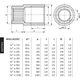 Perfexim Przedłużka mosiężna chrom 1/2" x 25mm (07-521-1525-000)