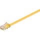 Goobay Kabel krosowy płaski patchcord U/UTP kat.6 żółty 2m (96414)