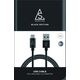 Kabel USB BlueLounge USB-A - USB-C 1 m Czarny (613361)