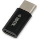 Adapter USB iBOX USB-C - microUSB Czarny  (IAMCS2)