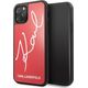 Karl Lagerfeld Karl Lagerfeld iPhone 11 Pro Max KLHCN65DLKSRE czerwony hard case Signature Glitter