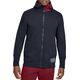 Under Armour Bluza męska Baseline Fleece Full Zip Hoodie czarna r. XS (1343006-002)
