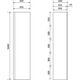 Cersanit Słupek Moduo 40x160cm biały (S590-020-DSM)