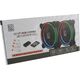 Wentylator LC-Power 120 mm RGB 2-pack + Pasek LED + Hub + Pilot (LC-CF-RGB-COMBO)