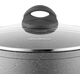 Florina Garnek aluminiowy Florina Lava Stone szary 24 cm 4 l