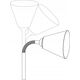 Lampa stołowa Paulmann Lampa wtyczkowa Junus E14 Biały elastyczne ramię