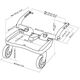 Lascal LAS Zestaw BuggyBoard MAXI+ Czarny/Czerwony
