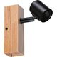 Kinkiet Paulmann Kinkiet ścienny Arvid max. 1x20W E27 230V czarny/drewno